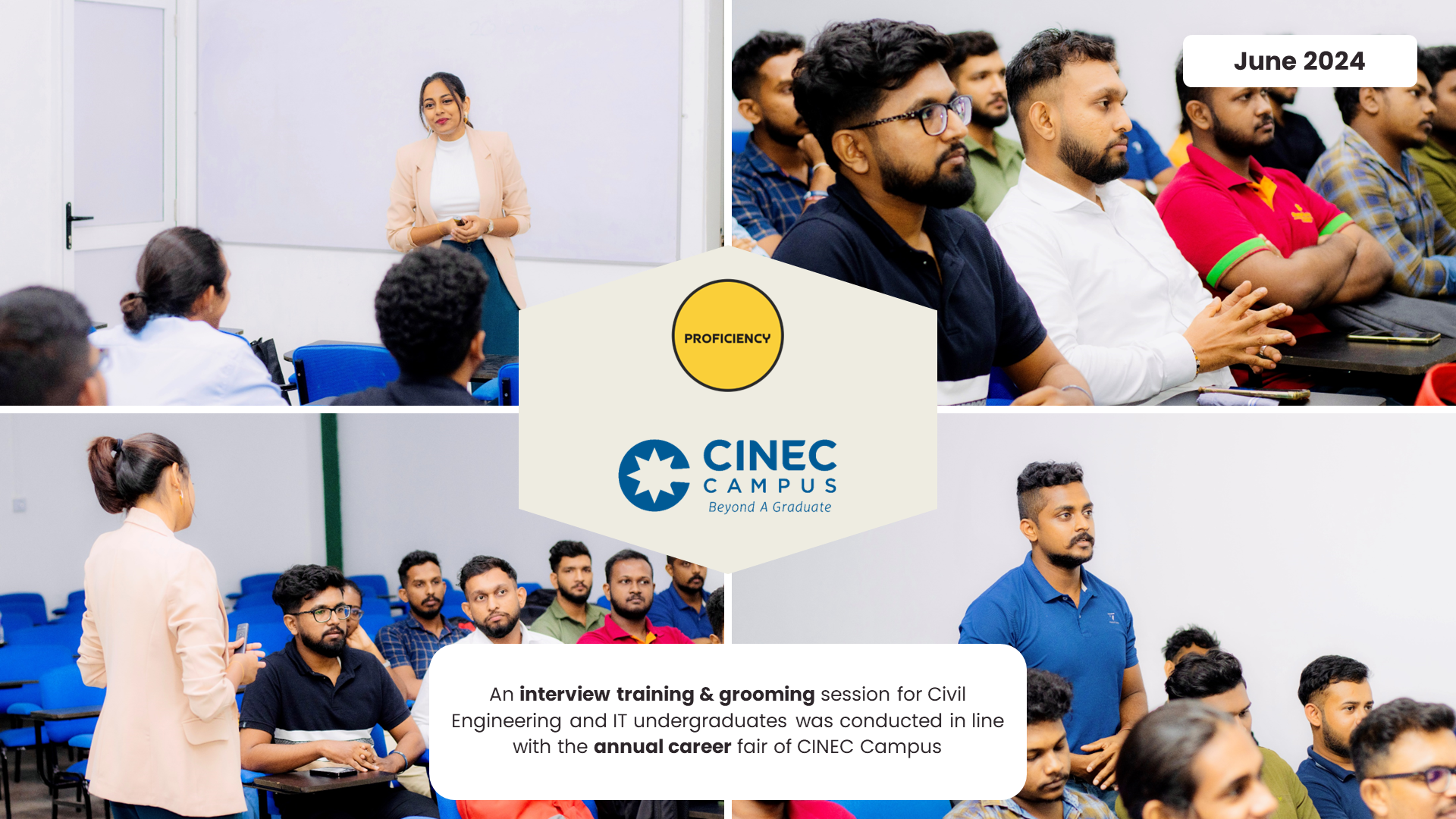 As the knowledge partner of the annual career fair of Faculty of Engineering, CINEC Campus, we did a session for the software engineers and civil engineers